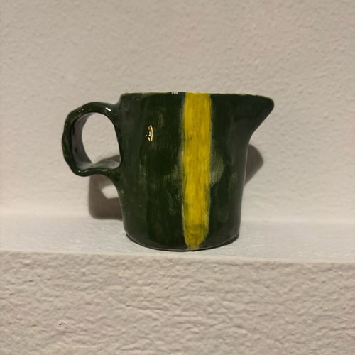 Handmade ceramic small pitcher new