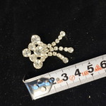Pin used, white