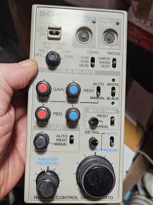 Vintage Sony RM-M7G remote control unit μεταχειρισμένο, διακοσμητικό