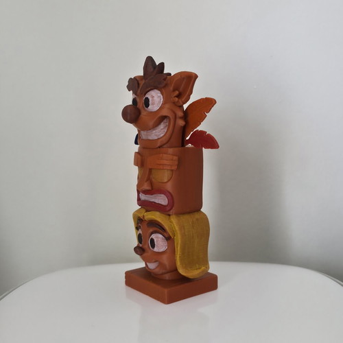 Totem Crash Bandicoot 3D like new, 9x5x15cm