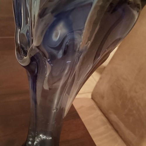 Vintage Art Glass Vase Murano Style like new