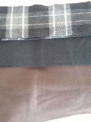 Scarves set of 3, like new, 1 cashmere and 2 others, 130cm length