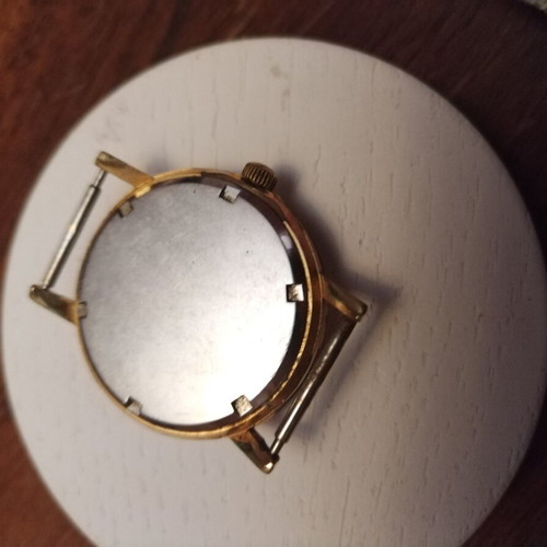 Zenith vintage 230 S wristwatch used, gold tone