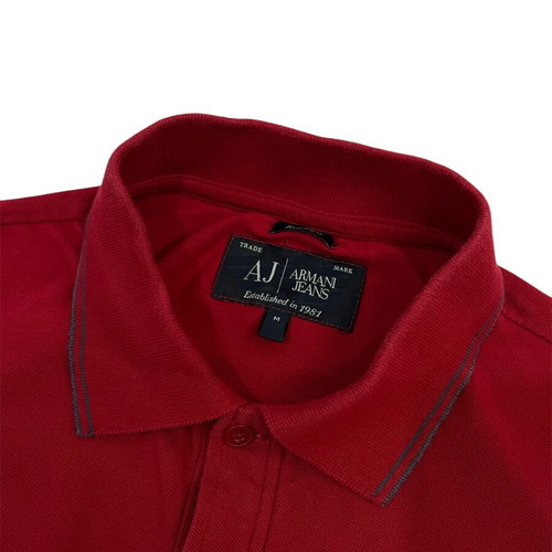 Armani Jeans men's polo shirt like new, size M, red
