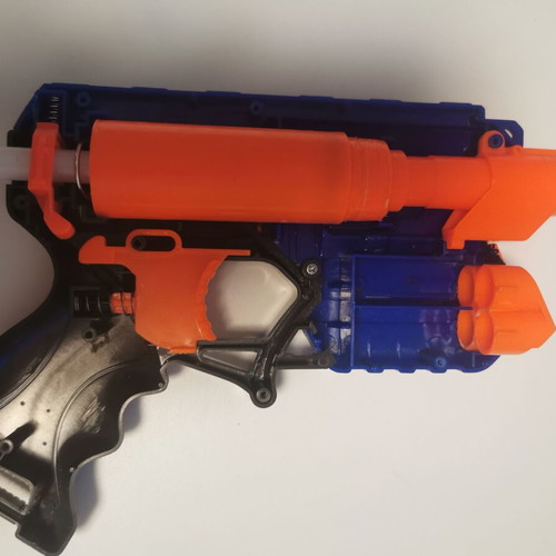 Modded Blaze Storm Hot Fire Blaster used