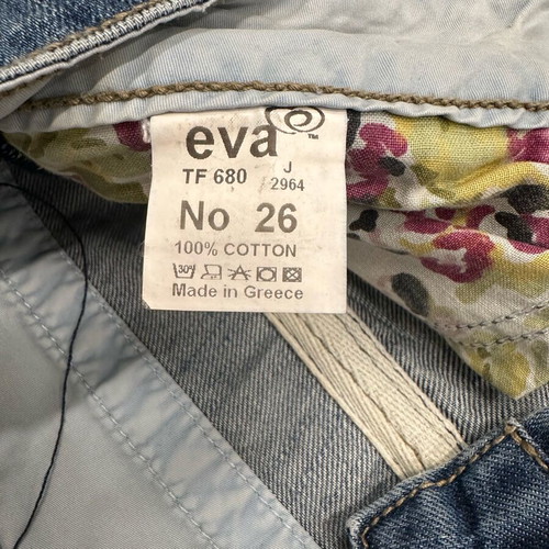 Eva women's jeans like new, size XS 34 26, blue