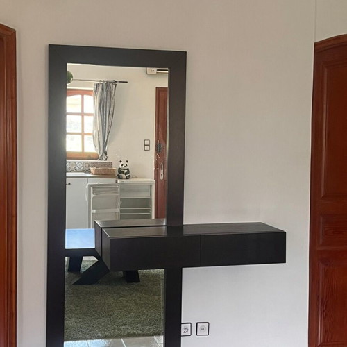 Join mirror made of solid walnut wood, like new