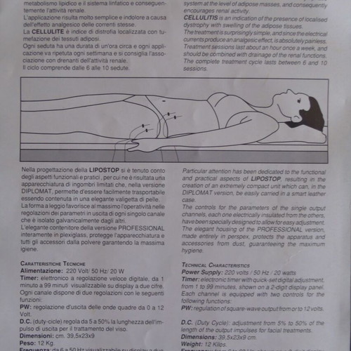 Lipostop professional device for cellulite treatment like new
