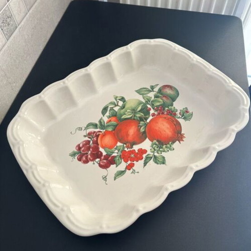Porcelain serving platter new