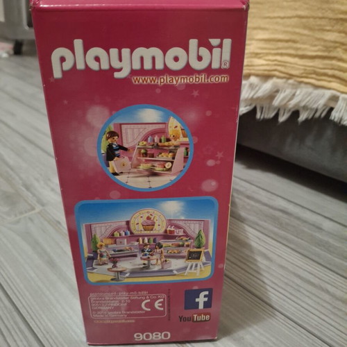 Playmobil City Life 9080 Cafe and Pastry Shop new, sealed collectible set