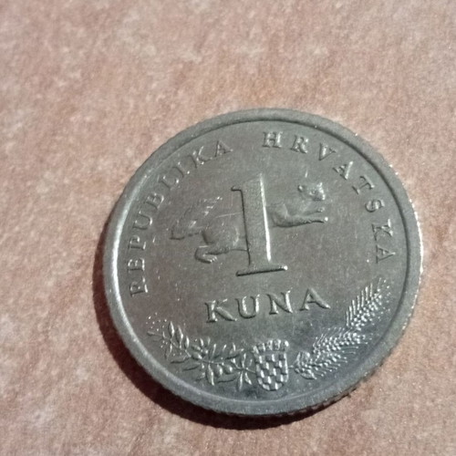 Croatian Kuna 1 coin like new, 1995-2022