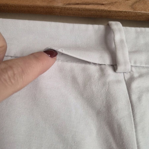 Zara tailored white pants used, size M 38