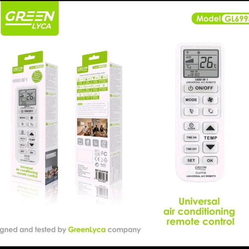 Air-condition remote control like new, very large buttons