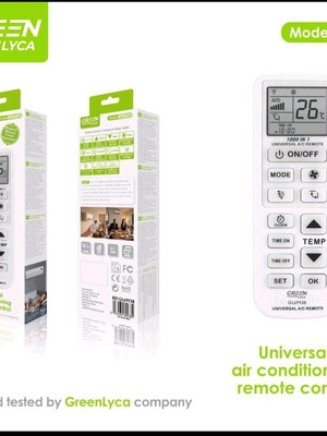 Air-condition remote control like new, very large buttons