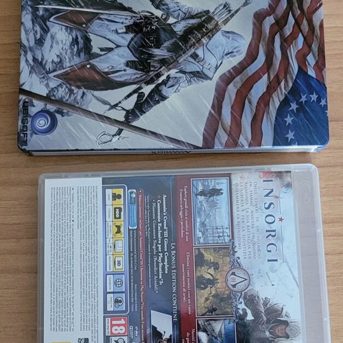 Assassin's Creed 3 Steelbook PS3 game, Europe version