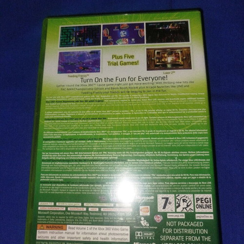 Xbox 360 Live Arcade games like new