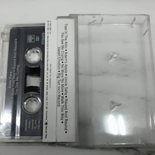 Aerosmith Toys In The Attic cassette tape, 1975, rock