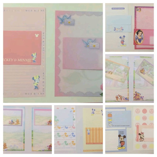 Letter collection new, many sets with sheet and envelope
