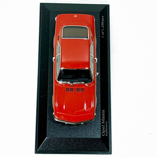 Opel Manta Cardinal Red 1:43 Minichamps diecast model new