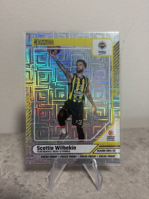 Scottie Wilbekin 2024-25 Panini Donruss EuroLeague Press Proof card new