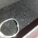 Silver 925 ring like new, adjustable size