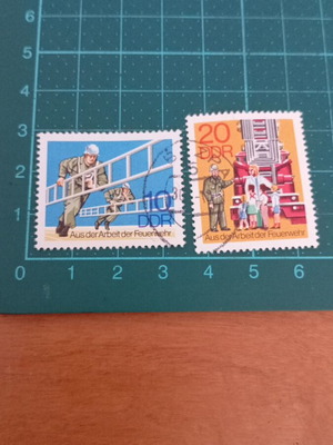 Germany DDR Fire-Fighting Service Stamps 1977 like new