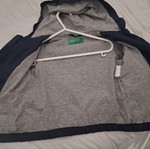 Benetton windbreaker jacket like new, blue, 1-2 years
