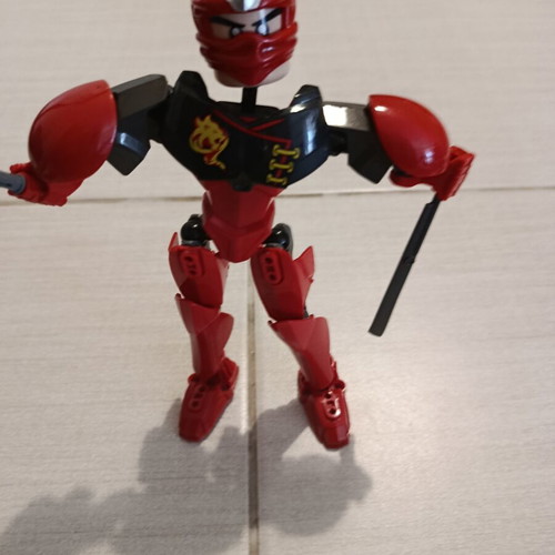 Lego Ninjago Kaj Skybound 21cm and Jay 19cm figures like new