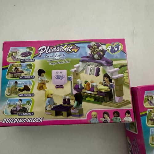Cocktail Building Blocks Boxes Set of 3 New