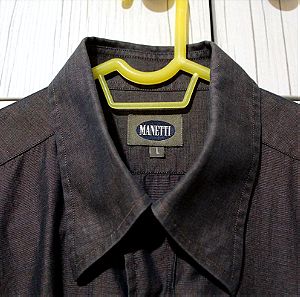 Μanetti ανδρικο πουκαμισο 100% βαμβακερο-Ελληνικης ραφης