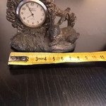 Table clock used with rabbit shape and analog dial