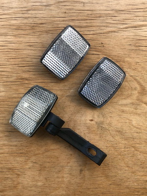 Αντανακλαστικά ποδηλάτου μπρος σετ 3 τεμαχίων καινούργια