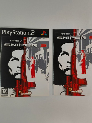 The Sniper 2 PS2 εγχειρίδιο παιχνιδιού και εξώφυλλο, αγγλική έκδοση