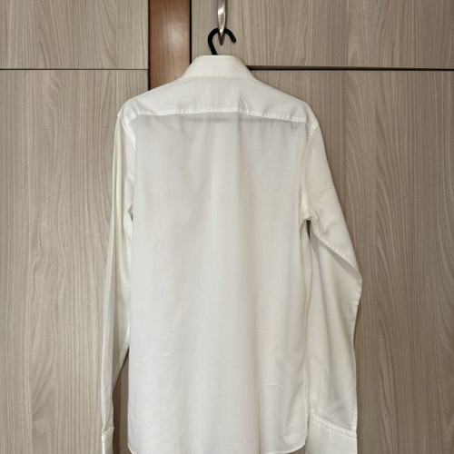 Massimo Dutti Men's White Shirt Tuxedo size S like new