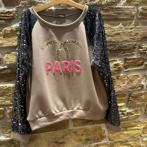 Sequin sweatshirt like new, size XL