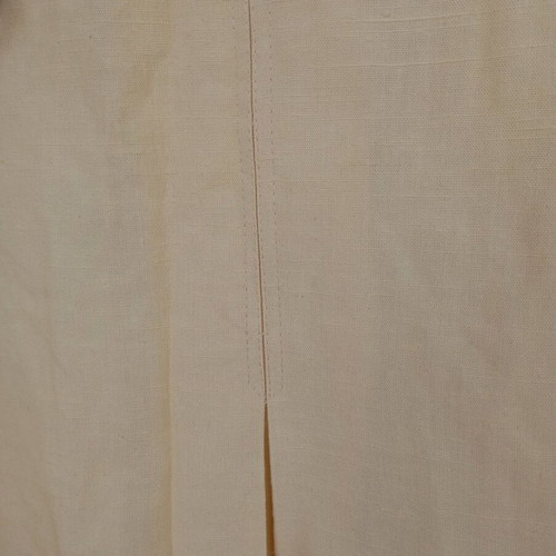 Vintage 50s skirt used, high waist, pastel yellow, size XS