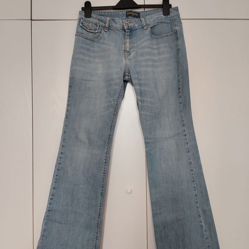 Banana Republic jeans used, size 6, gray-blue
