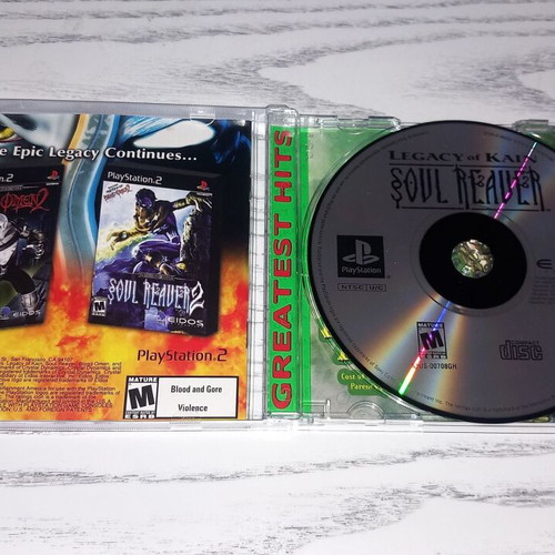 Legacy of Kain Soul Reaver PS1 game like new, US NTSC