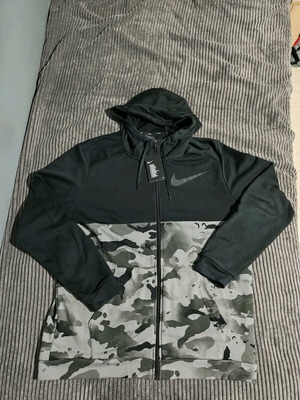 Nike ζακέτα Dri Fit καινούργια, μέγεθος XL, μαύρο και γκρι