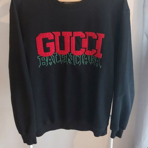 Gucci Balenciaga black blouse size M like new