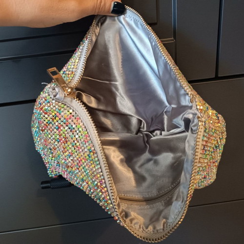 Achilleas Accessories evening clutch bag used with rhinestones