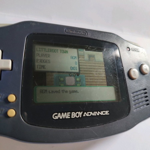 Emerald Pokemon GBA Cartridge Game Boy Advance SP used, functional