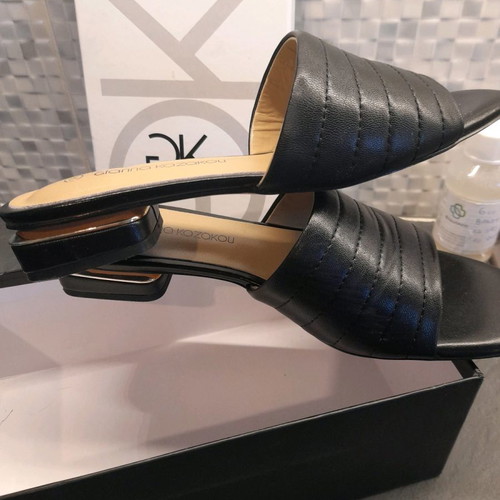 Gianna Kazakou shoes used, size 38, black leather