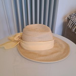 Straw hat used, size 58