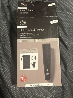 CienBeauty hair and beard trimmer used