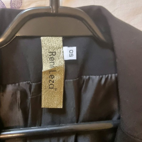 Reni Leza women's short jacket like new, black and white, size 5XL