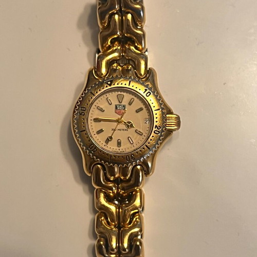 Vintage women's TAG Heuer Limited Edition watch used, gold tone
