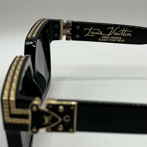 LV Millionaire sunglasses used, black, Luxottica