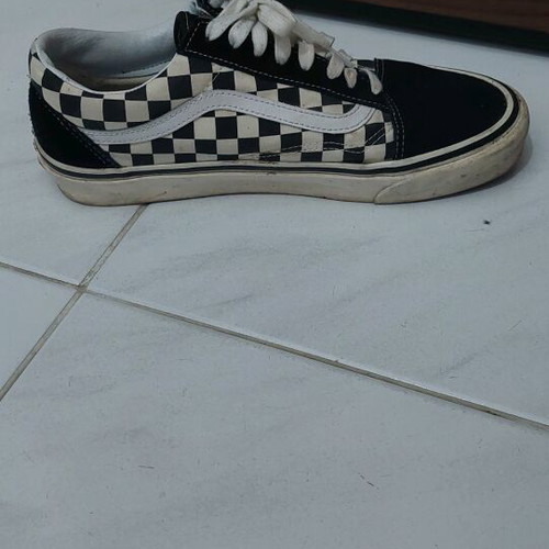 Vans shoes used, size 42.5, black and white