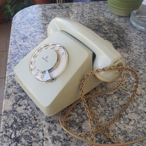 Siemens vintage telephone used, classic 70s-80s model